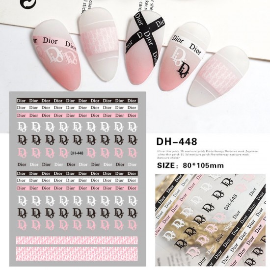 3D stickers nail art DH448